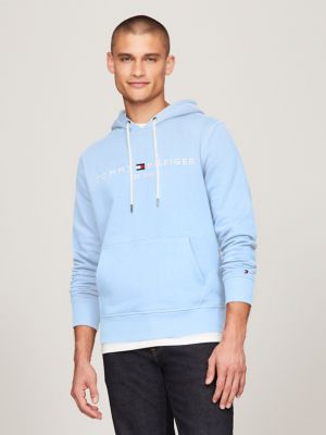 Tommy Hilfiger established logo hoodie in blue