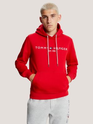 Embroidered Tommy Logo Hoodie Tommy Hilfiger USA