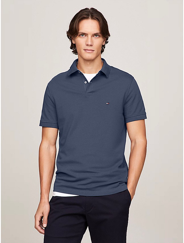 Regular Fit Banner Stripe Polo | Tommy Hilfiger Regular Fit Banner Stripe Polo | Tommy Hilfiger