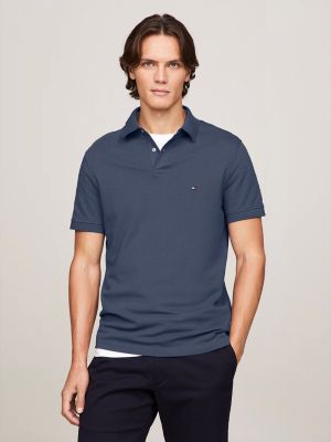 Regular Fit Tommy Polo, Faded Indigo