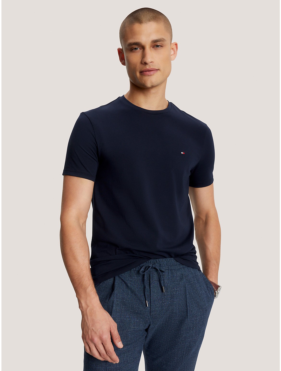 Tommy Hilfiger Men's Slim Fit Premium Stretch T-Shirt