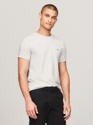 Slim Fit Premium Stretch T-Shirt, Grey Heather