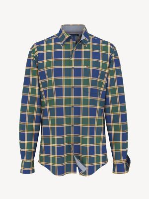 Classic Fit Plaid Shirt, Hunter