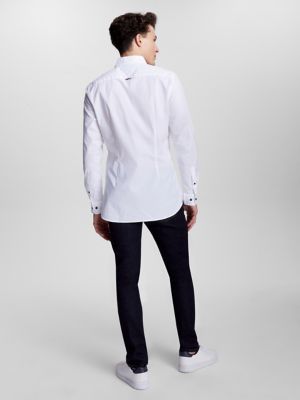 Slim Fit Stretch Poplin Shirt