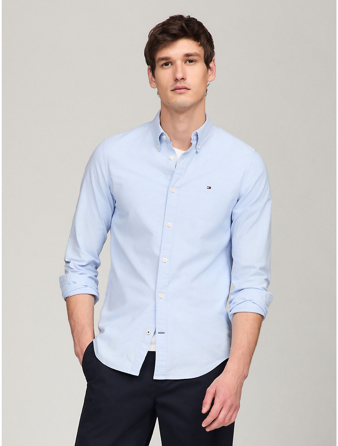Tommy Hilfiger Men's Slim Fit Oxford Shirt