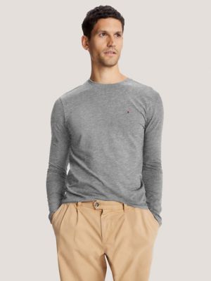 Tommy Hilfiger SLIM SIGNATURE 3/4 - Long sleeved top - optic white