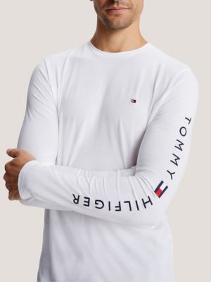 Hilfiger Long-Sleeve TH T-Shirt Flag Logo | Tommy USA