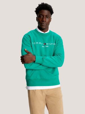 Tommy hilfiger men's shop everest logo sweatshirt