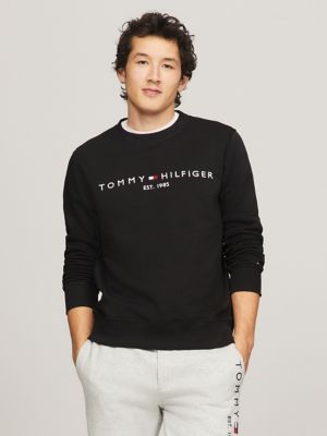 Tommy hilfiger black clearance sweatshirt