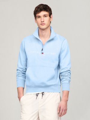 Tommy hilfiger hoodie online light blue