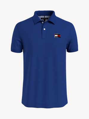 Regular Fit Stretch Pride Flag Polo, Surf The Web