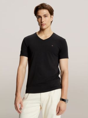 Spænding At placere Meningsløs Slim Fit Solid V-Neck T-Shirt | Tommy Hilfiger