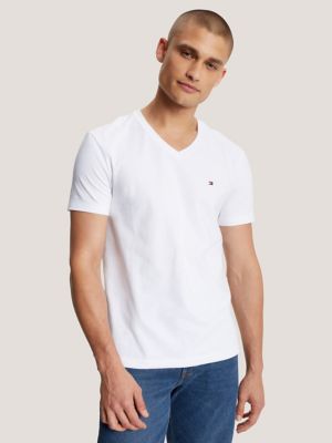 Spænding At placere Meningsløs Slim Fit Solid V-Neck T-Shirt | Tommy Hilfiger