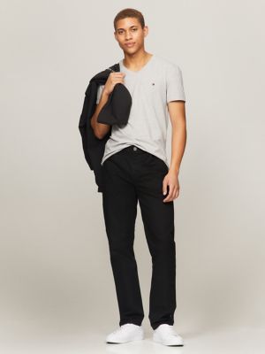 TOMMY HILFIGER Solid Women Black Track Pants - Buy TOMMY HILFIGER Solid  Women Black Track Pants Online at Best Prices in India