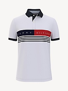 Tommy Hilfiger Homme Vêtements Tops & T-shirts T-shirts Polos Polo manches longues et drapeau colour-block 