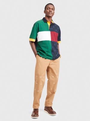 TOMMY X ANTHONY RAMOS Relaxed Fit Monogram Polo | Tommy Hilfiger USA