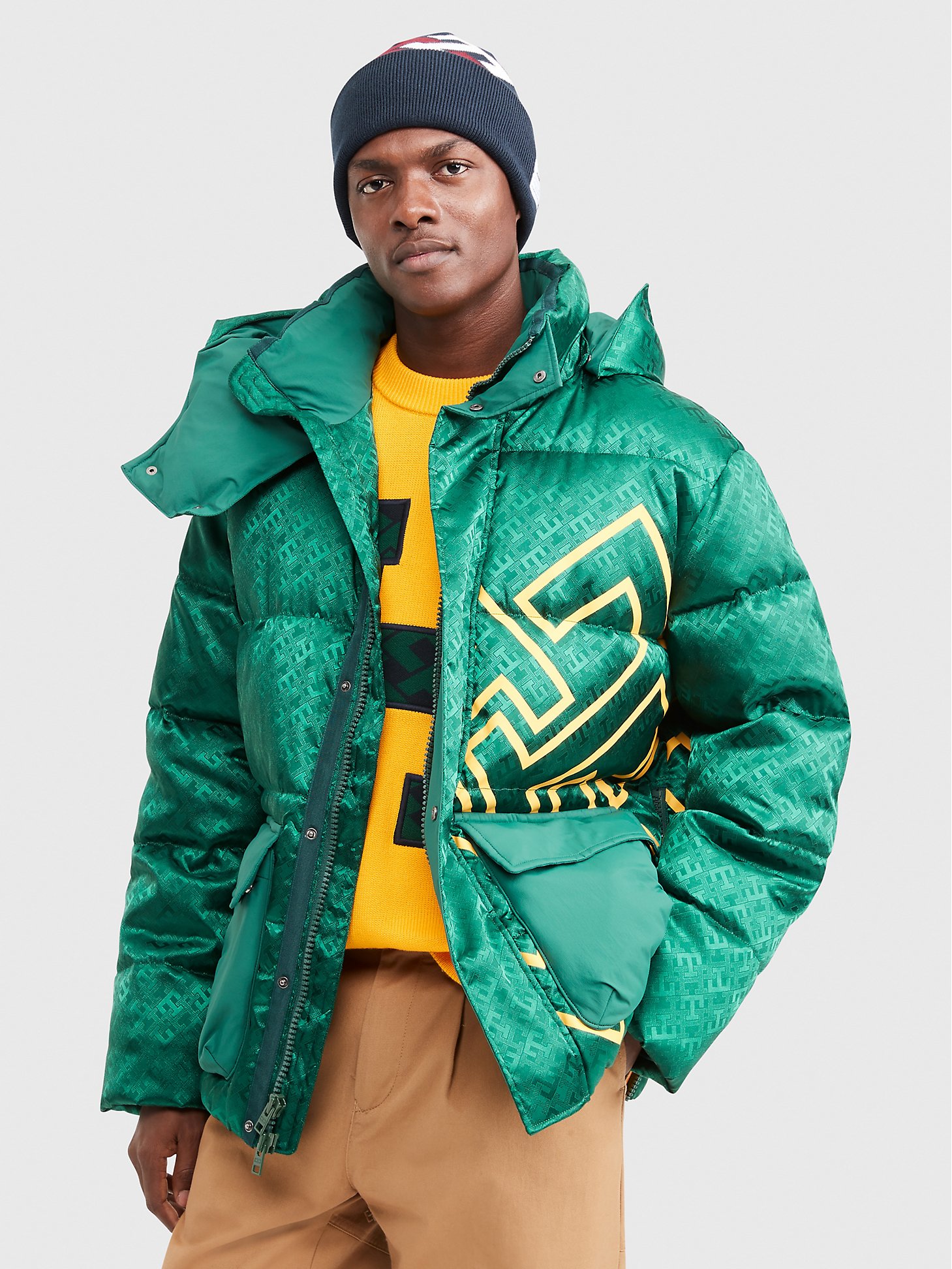 Plaats maag toxiciteit TOMMY X ANTHONY RAMOS Monogram Puffer Jacket | Tommy Hilfiger USA