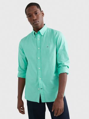 Regular Fit Poplin Shirt, Tidal Wave