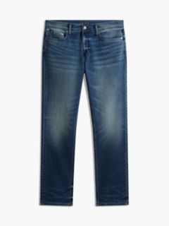Stretch Straight Jean — Mid Blue Wash Denim 8