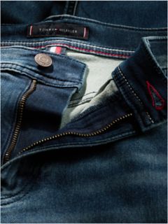 Stretch Straight Jean — Mid Blue Wash Denim 10