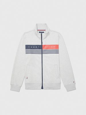 Tommy hilfiger zip clearance sweatshirt