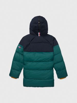 Hooded Colorblock Parka