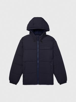 Tommy jeans hooded down overhead puffer jacket sale