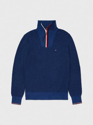 Quarter-Zip Solid Sweater | Tommy Hilfiger