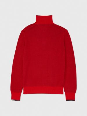 Quarter-Zip Solid Sweater | Tommy Hilfiger USA
