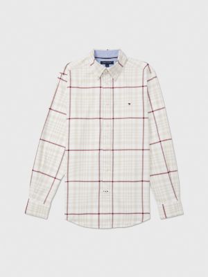 Tommy hilfiger check shirt sale