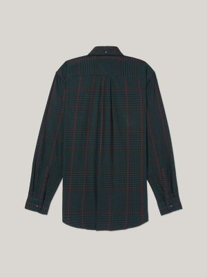 Classic Fit Glen Plaid Shirt, Hunter