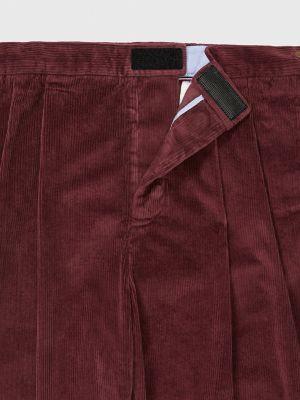 Tommy Hilfiger Crest Collection Corduroy Dungarees in Red