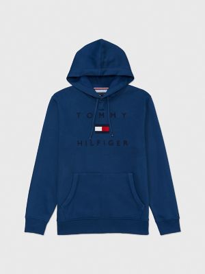 Tommy icons sweatshirt met geborduurd online schild