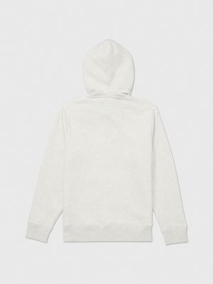 Seated Fit Tommy Hoodie, Light Grey Heather