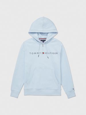 Sweat Tommy Hilfiger Logo Hoody Brun Homme