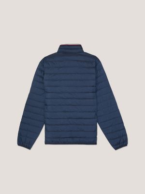 Tommy hilfiger men's down quilted packable hot sale logo jacket