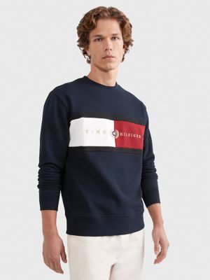 Tommy crest outlet sweatshirt