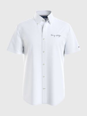 All white sale tommy hilfiger shirt