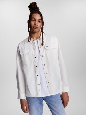 TJ Solid Overshirt | Tommy Hilfiger USA