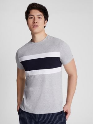 Colorblock Stripe T-Shirt, BC16 Grey Heather