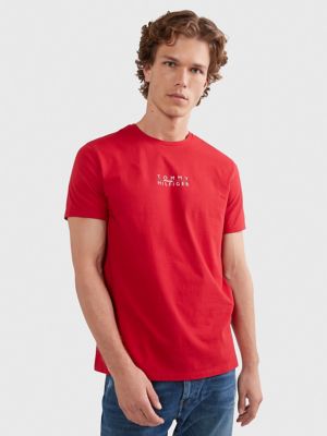 Hilfiger Square Logo T-Shirt, Primary Red