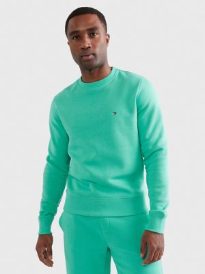 Tommy Hilfiger Men's Solid Crewneck Sweater at  Men’s Clothing store