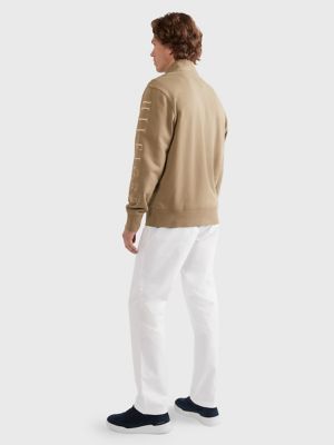 Crest Mockneck Quarter-Zip Sweatshirt | Tommy Hilfiger USA