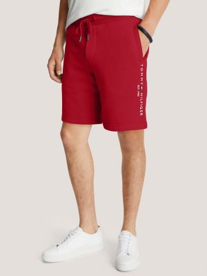 Embroidered Tommy Logo Sweatshort, Regatta Red