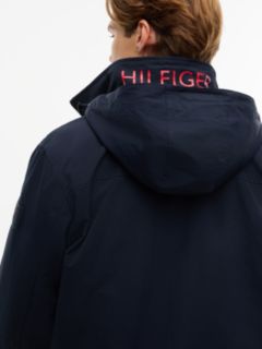 Water-Resistant Hooded Regatta Jacket — Navy Blue 5