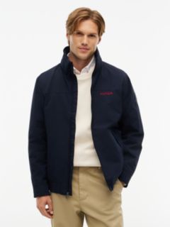 Water-Resistant Hooded Regatta Jacket — Navy Blue 1