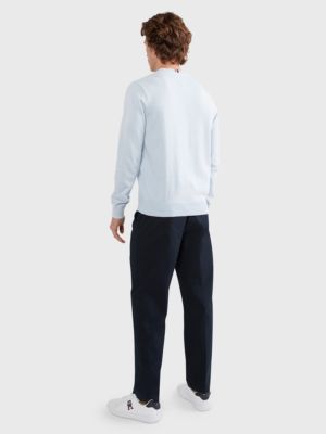 Classic Crewneck Sweater, Breezy Blue 