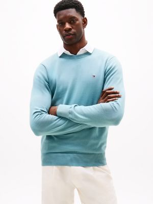 Classic Crewneck Sweater, Smoky Blue