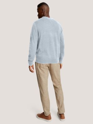 Classic Crewneck Sweater, Blue Heather