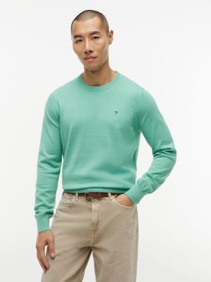 Classic Crewneck Sweater, Fort Green